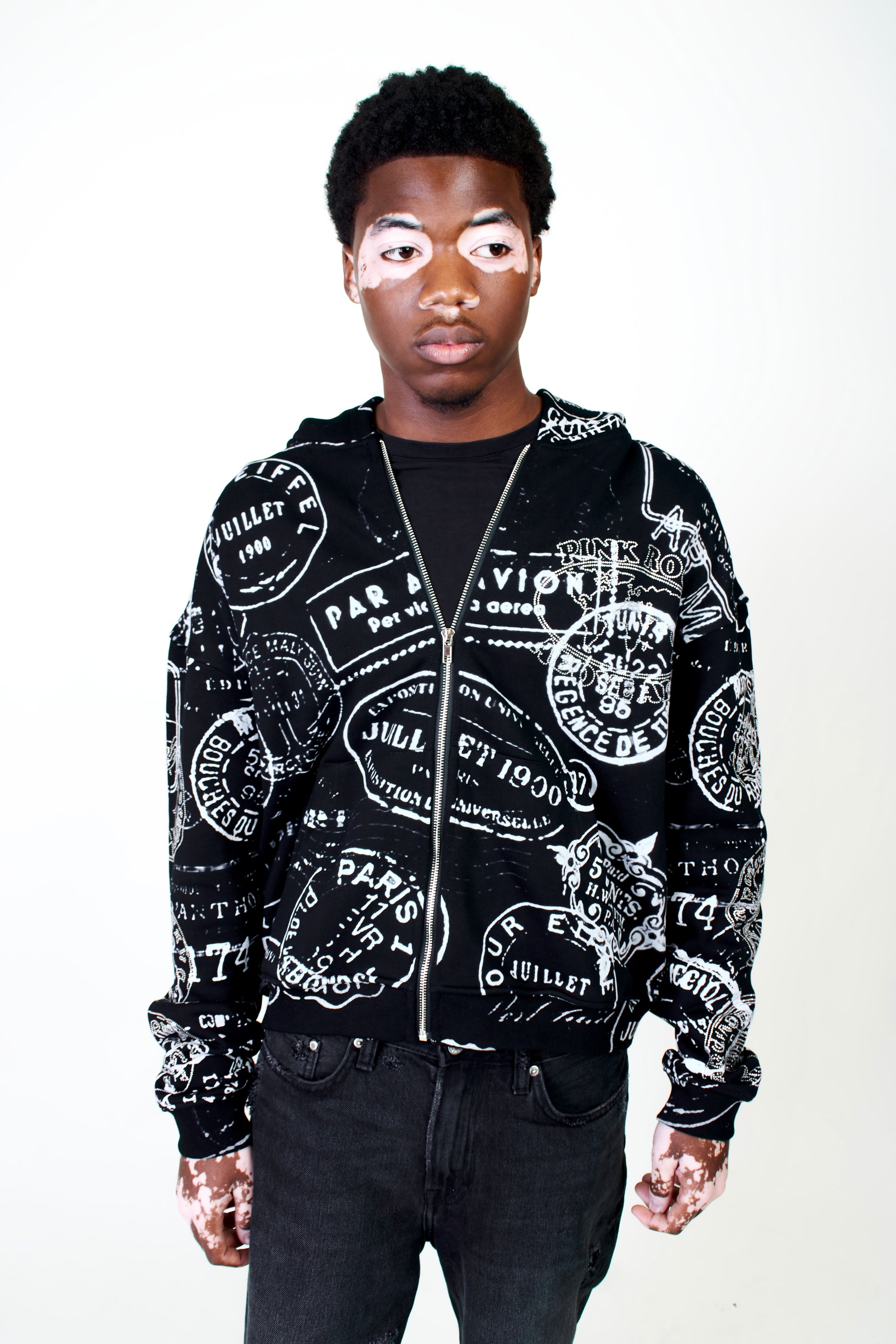 Europe Tour 'Paris' (Black) Zip-Up