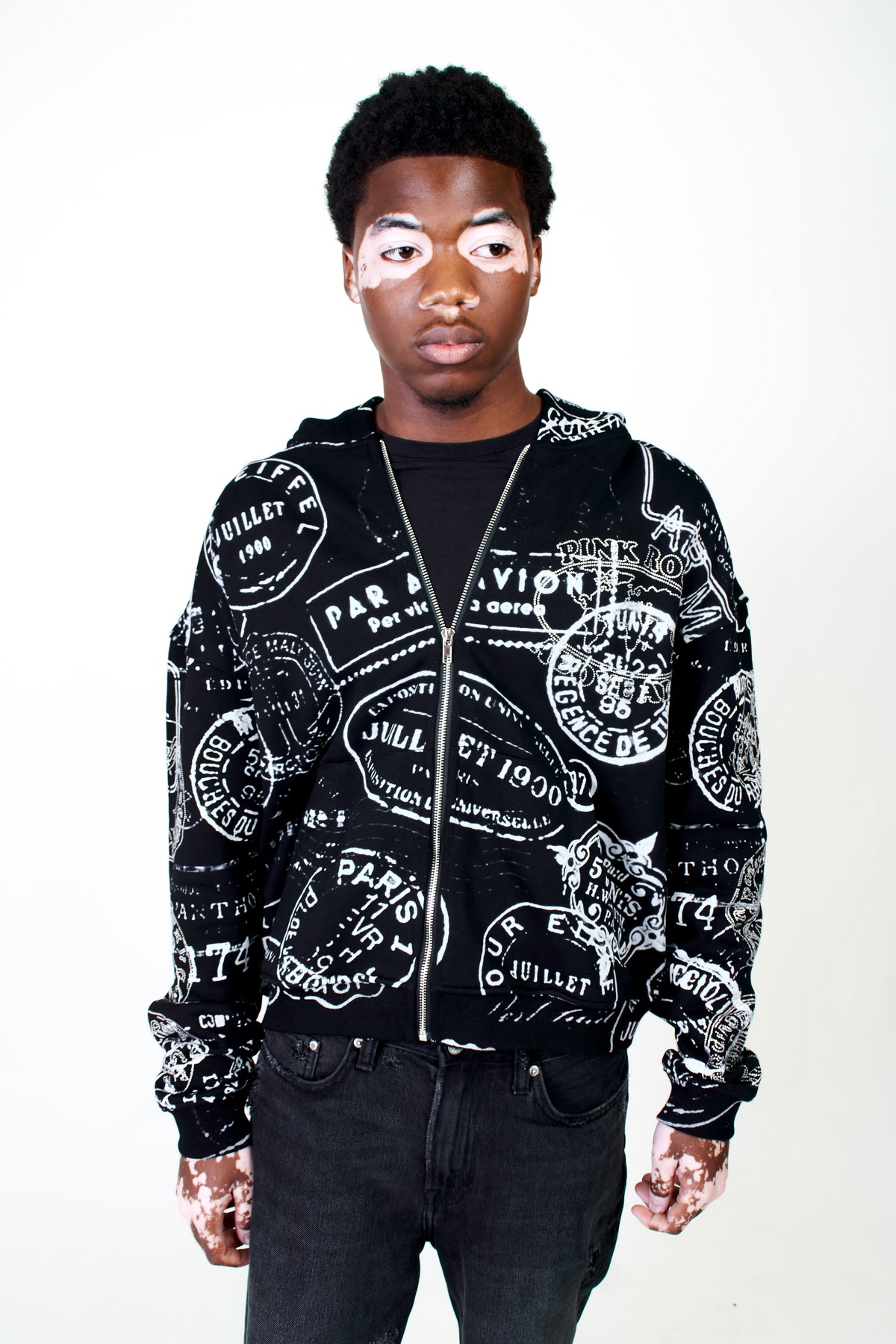 Europe Tour 'Paris' (Black) Zip-Up