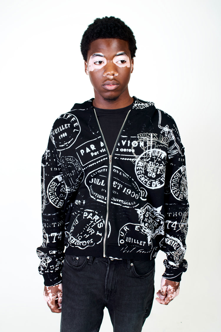 Europe Tour 'Paris' (Black) Zip-Up