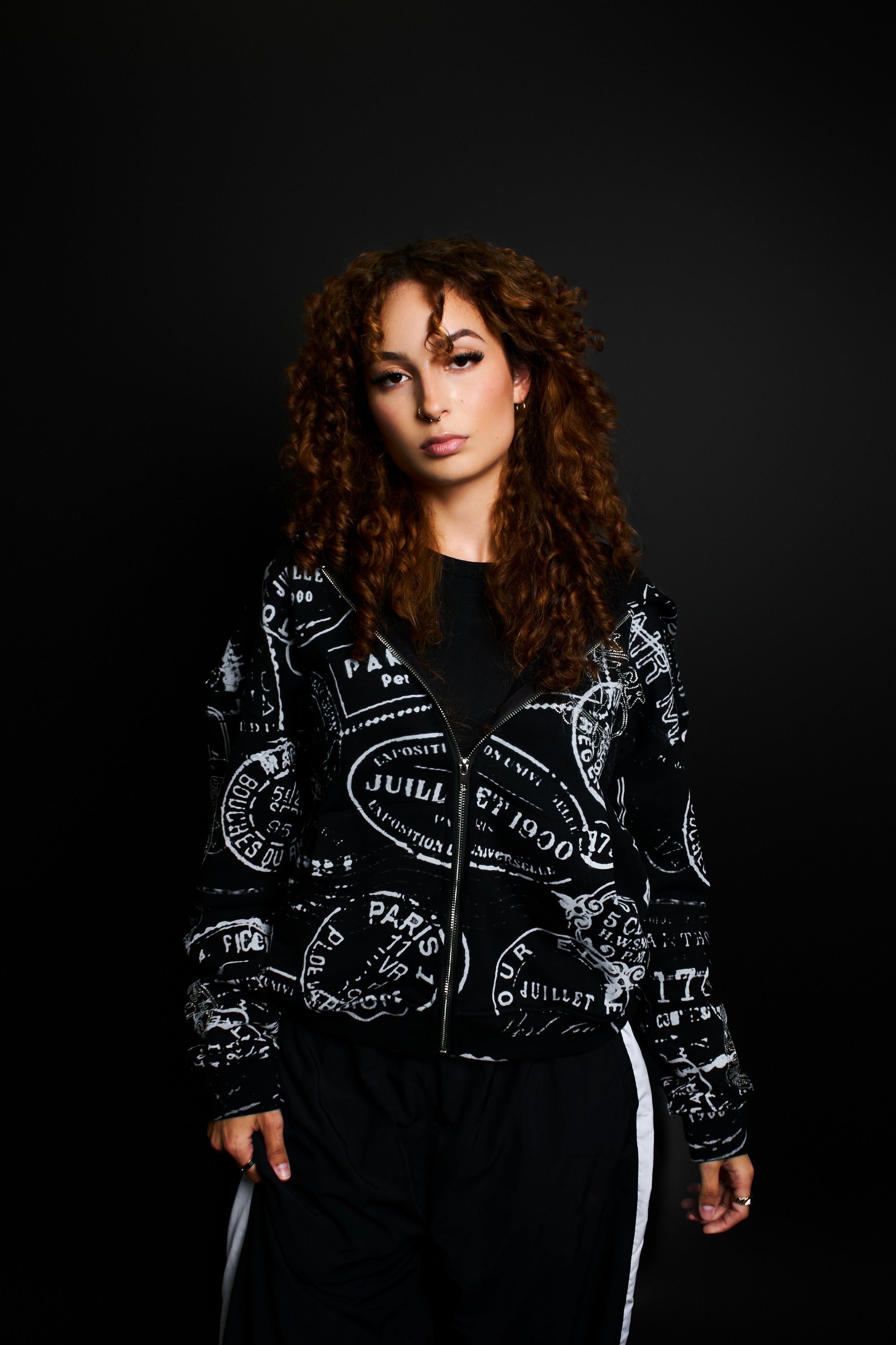 Europe Tour 'Paris' (Black) Zip-Up