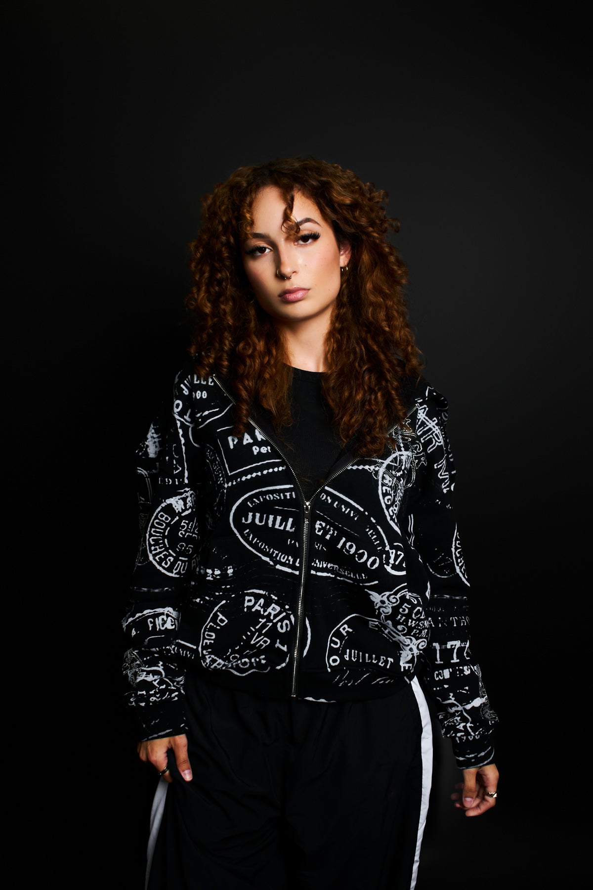 Europe Tour 'Paris' (Black) Zip-Up